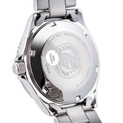 Orologio da uomo Orient Mako III Kamasu in acciaio inossidabile con quadrante argentato, automatico, subacqueo RA-AA0821S19B 200