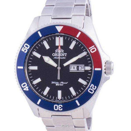Orologio da uomo Orient quadrante nero in acciaio inossidabile automatico RA-AA0912B19B 200M