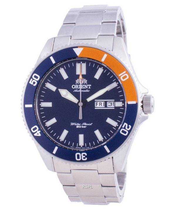 Orologio da uomo automatico RA-AA0913L19B 200M in acciaio inossidabile con quadrante blu Orient