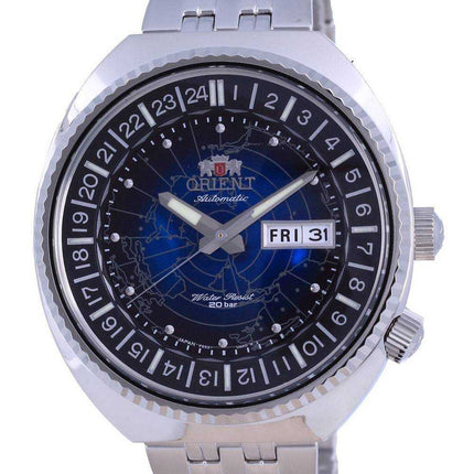 Orologio da uomo automatico RA-AA0E03L09C 200M di Orient World Map Revival Diver