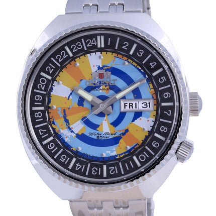 Orologio da uomo automatico RA-AA0E04Y09B 200M di Orient World Map Revival Limited Edition Diver