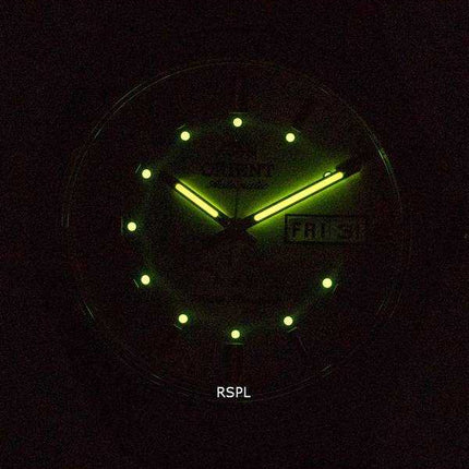Orologio da uomo Orient Tri Star Deneb quadrante oro automatico RA-AB0E09G19A