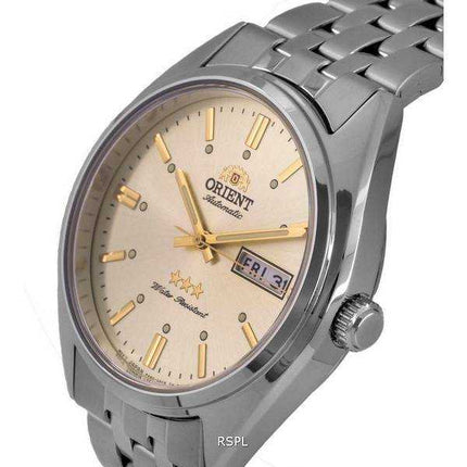 Orologio da uomo Orient Tri Star Deneb quadrante oro automatico RA-AB0E09G19A