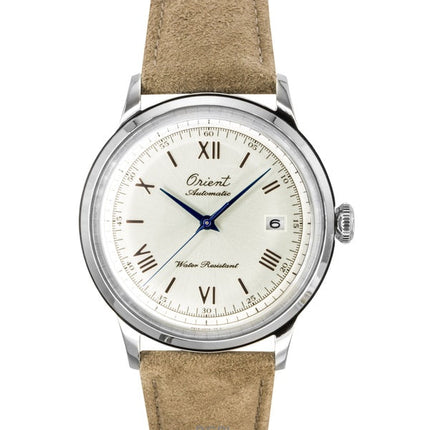 Orologio da uomo Orient Classic 75th Anniversary Limited Edition con quadrante bianco automatico RA-AC0027S e cinturino extra