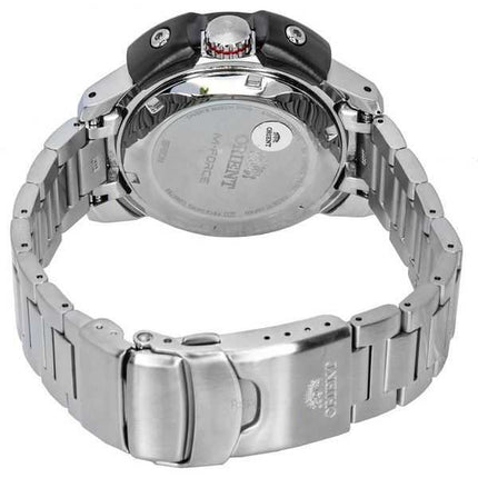Orologio da uomo Orient M-Force AC0L sportivo in acciaio inossidabile con quadrante arancione automatico da sub RA-AC0L08Y00B 20