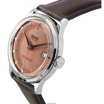 Orologio da uomo Orient Bambino Limited Edition con cinturino in pelle e quadrante in rame, automatico RA-AC0M15Y