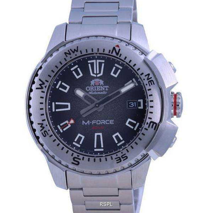 Orologio da uomo RA-AC0N01B10B 200M di Orient M-Force quadrante nero automatico subacqueo