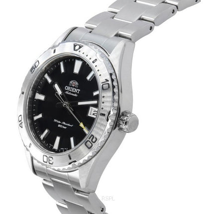 Orologio da uomo Orient Sports Mako in acciaio inossidabile con quadrante nero, automatico, subacqueo RA-AC0Q01B10B RA-AC0Q01B30