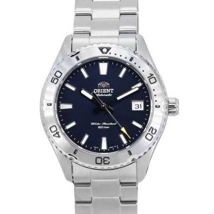 Orologio da uomo Orient Sports Mako in acciaio inossidabile con quadrante blu, automatico, subacqueo RA-AC0Q02L10B RA-AC0Q02L30B