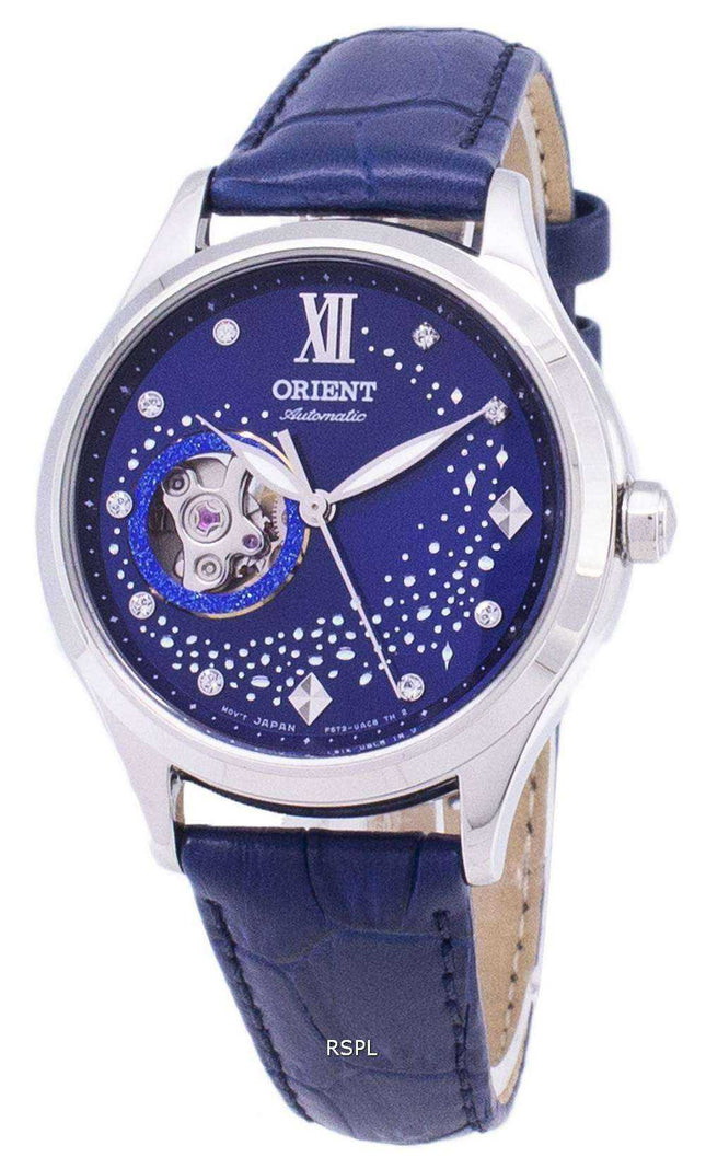 Orologio da donna Orient Automatic RA-AG0018L10B RA-AG0018L30B Open Heart Diamond Accents