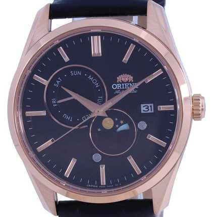 Orologio da uomo Orient Sun & Moon Gen 5 quadrante nero automatico RA-AK0309B00C