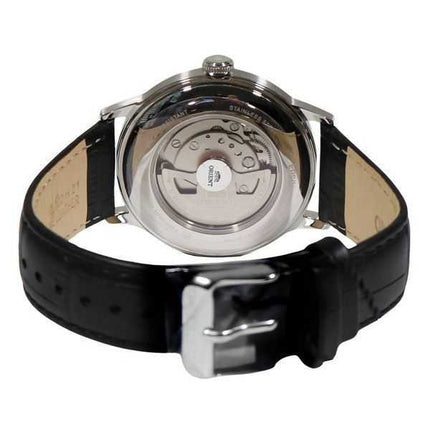 Orologio da uomo Orient Bambino versione 8 classico cinturino in pelle quadrante bianco automatico RA-AK0701S10B RA-AK0701S30B
