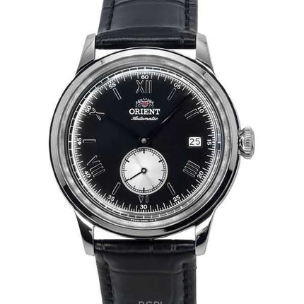 Orologio da uomo Orient Classic Bambino Version 2 con cinturino in pelle e quadrante nero automatico RA-AP0101B