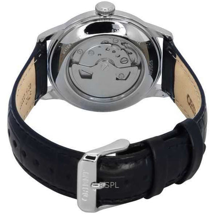 Orologio da uomo Orient Classic Bambino Version 2 con cinturino in pelle e quadrante nero automatico RA-AP0101B