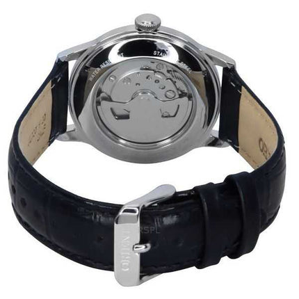 Orologio da uomo Orient Classic Bambino Version 2 Small Seconds cinturino in pelle nera quadrante argento automatico RA-AP0104S