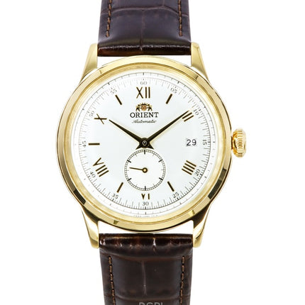 Orologio da uomo Orient Bambino Version 2 Small Seconds Cinturino in pelle Quadrante argento Automatico RA-AP0106S