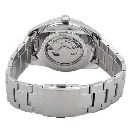 Orologio da uomo Orient Contemporary in acciaio inossidabile Open Heart quadrante verde automatico RA-AR0008E10B