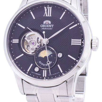 Orient Sun and Moon RA-AS0002B10B Orologio da uomo automatico a cuore aperto