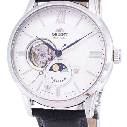Orient Sun and Moon RA-AS0005S10B Orologio da uomo automatico a cuore aperto