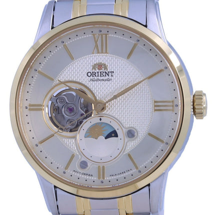 Orologio da uomo Orient Classic Sun & Moon Open Heart Automatic RA-AS0007S10B RA-AS0007S30B
