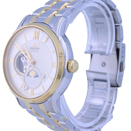 Orologio da uomo Orient Classic Sun & Moon Open Heart Automatic RA-AS0007S10B RA-AS0007S30B