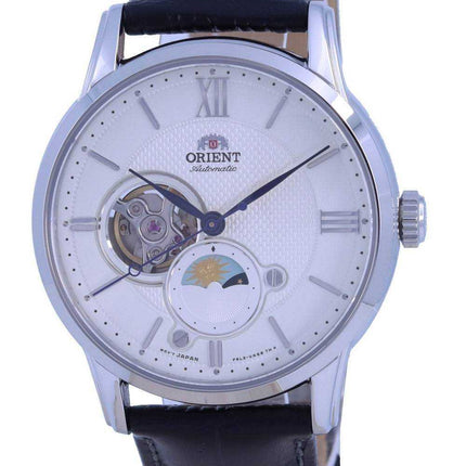 Orologio da uomo Orient Classic Sun And Moon Open Heart Automatic RA-AS0011S10B RA-AS0011S30B