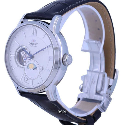 Orologio da uomo Orient Classic Sun And Moon Open Heart Automatic RA-AS0011S10B RA-AS0011S30B