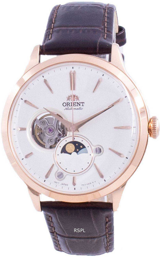 Orologio Orient Sun & Moon Phase Open Heart Dial Automatic RA-AS0102S10B Orologio da uomo
