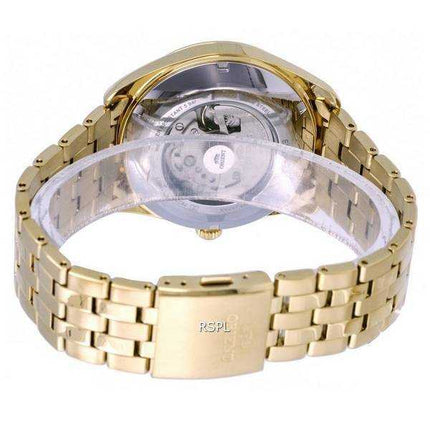 Orient Contemporary Multi anno calendario quadrante oro automatico RA-BA0001G10B orologio da uomo