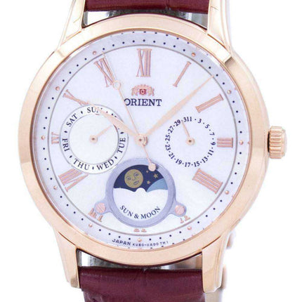 Orient Classic Quartz 'Sun & Moon' Japan Made RA-KA0001A00C Orologio da donna