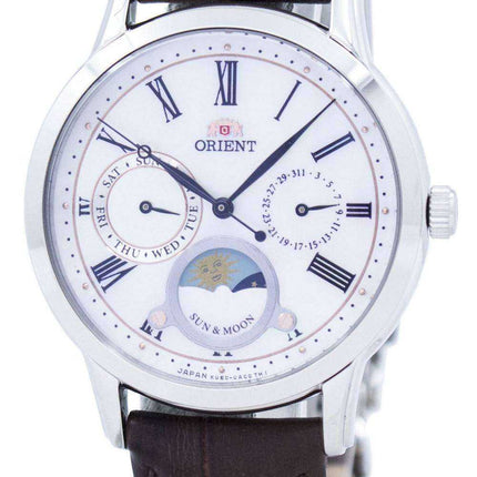 Orient Classic Quartz 'Sun & Moon' Japan Made RA-KA0005A00C Orologio da donna