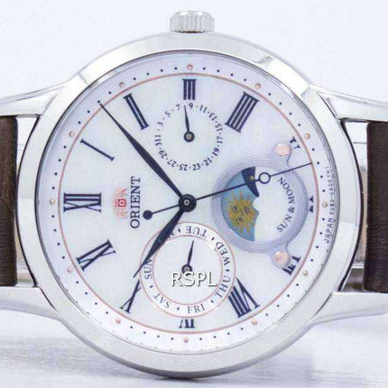 Orient Classic Quartz 'Sun & Moon' Japan Made RA-KA0005A00C Orologio da donna