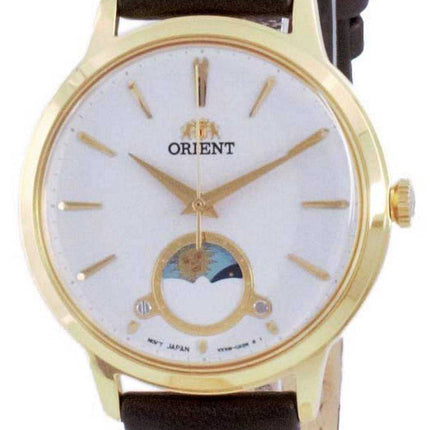 Orologio da donna Orient Classic Sun & Moon quadrante bianco al quarzo RA-KB0003S10B