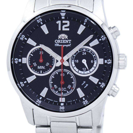 Orologio cronografo sportivo Orient Giappone Orologio RA-KV0001B00C realizzato in Giappone