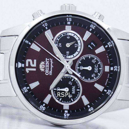 Orologio cronografo sportivo Orient Giappone Orologio RA-KV0004R00C realizzato in Giappone