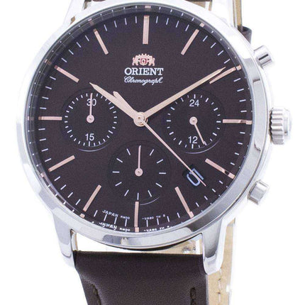 Cronografo Orient Contemporary RA-KV0304Y00C Quartz Japan Made Men's Watch