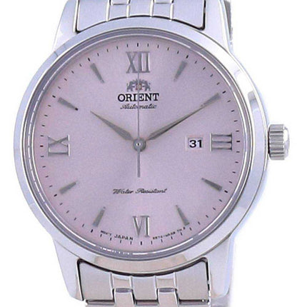 Orologio da donna Orient Contemporary quadrante rosa in acciaio inossidabile automatico RA-NR2002P10B