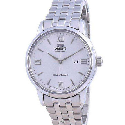 Orient orologio da donna con quadrante bianco contemporaneo in acciaio inossidabile automatico RA-NR2003S10B