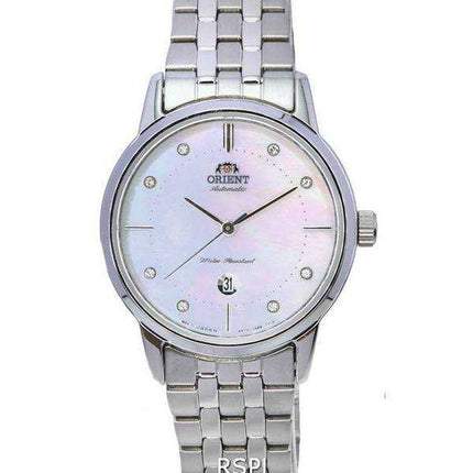 Orient contemporaneo bianco madreperla quadrante automatico RA-NR2007A10B orologio da donna