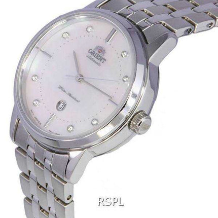 Orient contemporaneo bianco madreperla quadrante automatico RA-NR2007A10B orologio da donna