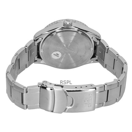 Orologio da uomo Orient Mako III in acciaio inossidabile con quadrante blu e solare subacqueo RA-WJ0002L 200M
