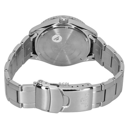 Orologio da uomo Orient Mako III in acciaio inossidabile con quadrante avorio e solare subacqueo RA-WJ0003S 200M