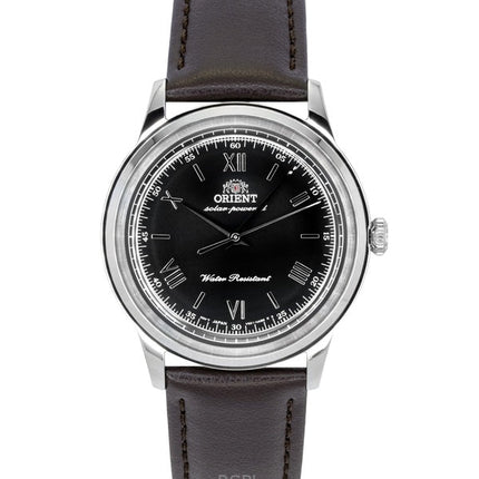 Orologio da uomo Orient Bambino con cinturino in pelle e quadrante blu Solar RA-WK0004L