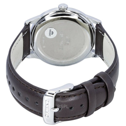 Orologio da uomo Orient Bambino con cinturino in pelle e quadrante blu Solar RA-WK0004L