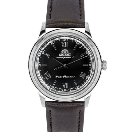 Orologio da uomo Orient Bambino con cinturino in pelle e quadrante blu Solar RA-WK0004L