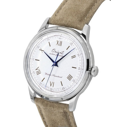 Orologio da uomo Orient Bambino 75th Anniversary Limited Edition con quadrante bianco e cinturino extra solare RA-WK0006S