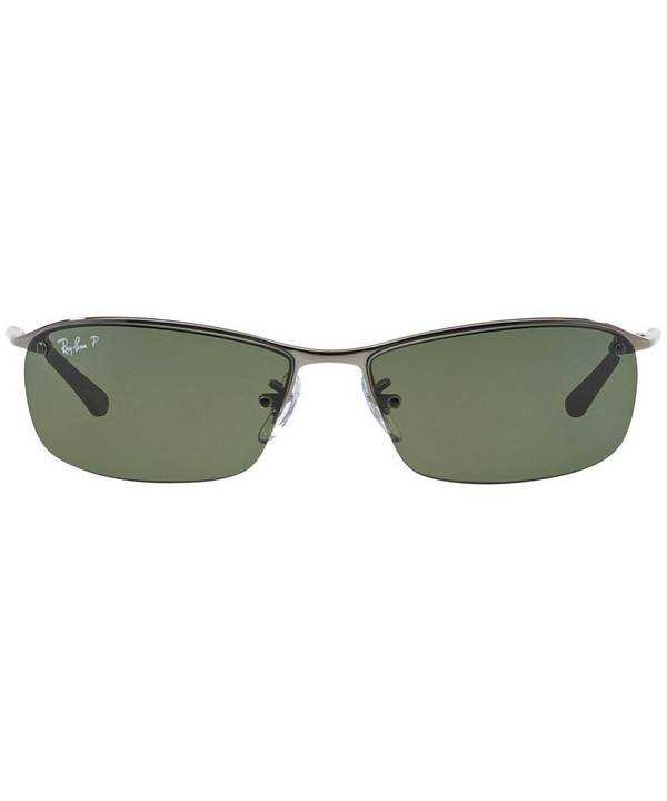 Occhiali da sole da uomo Ray-Ban RB3183-004-9A-63 polarizzati rettangolari