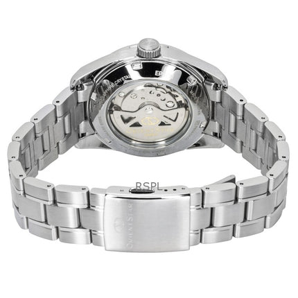 Orologio da uomo Orient Star Contemporary in acciaio inossidabile con quadrante verde automatico RE-AU0107E 100M