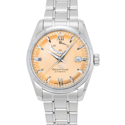 Orologio da uomo Orient Star Contemporary in acciaio inossidabile con quadrante in rame, automatico RE-AU0108G, 100 m