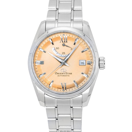 Orologio da uomo Orient Star Contemporary in acciaio inossidabile con quadrante in rame, automatico RE-AU0108G, 100 m